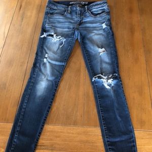 American eagle super stretch jeggings  size 6
